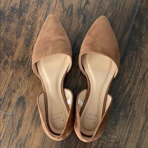 Women's Brown Suede Flats
